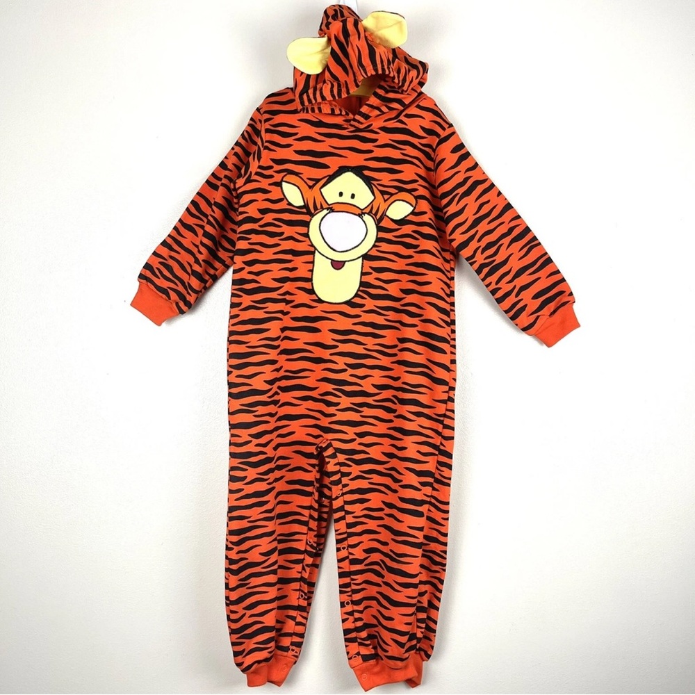 Disney 4T Winnie the Pooh Tigger Toddler Halloween Costume One piece vintage VTG
